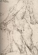 Study of nude Nikolay Fechin